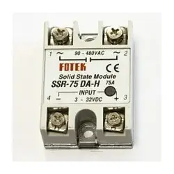 Реле Proinstal FQFER SSR-75DA твердотільне, 75А 24-380VAC