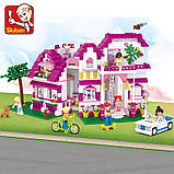 Конструктор Sluban M38-B0536 "Вілла на березі моря", 726 деталей, 6 фігурок, фото 2