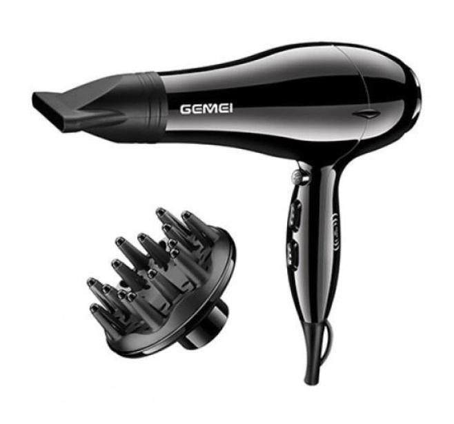 Професійний фен для волосся 2200Вт Gemei GM-103
