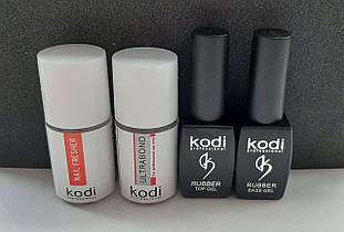 Набір Kodi Base 8 ml + Top 8 ml + Ultrabond + Nail Fresher база і топ Коді