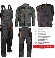 Рабочий комплект CLASSIC (куртка, жилетка, штаны и полукомбинезон) Польша 44-64