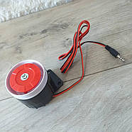 Сирена внутрішня Covi Security 120 дБ 12В для сигналізації GSM Внутрішня звукова сирена (KG-8309), фото 4