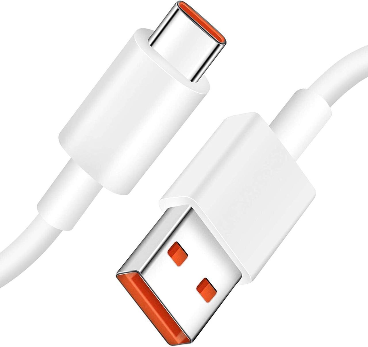 Кабели USB to Type-C 120W Xiaomi Mi Turbo Charger Кабель type A - C Белый Original Все смартфоны