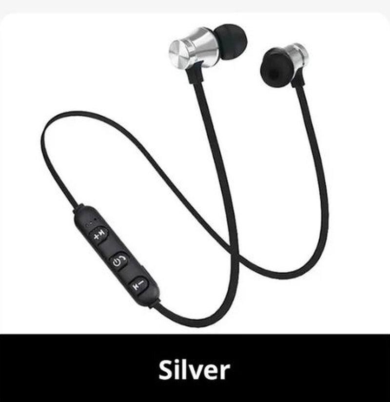 Бездротові Bluetooth стерео навушники silver, фото 1