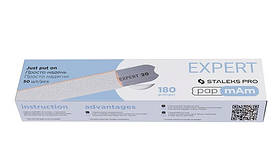 Змінні файли білий pAppMAM для пилки прямий 180 ГРИТ STALEKS PRO EXPERT 22 50 ШТ DFCE-22-180W для манікюру