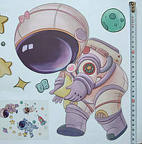 Наклейки в дитячий Космос для дітей! (лист 30 х 90 см) Б365-6 FXX, фото 3