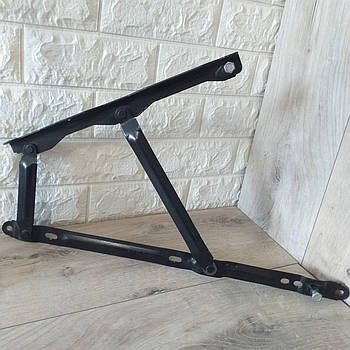 Механізм трансформації Eximet Правий бік Підіймальний механізм для ліжка Чорний (KG-8311)