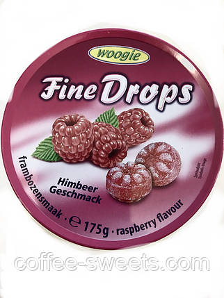 Льодяники Woogie Fine Drops з малиновим смаком 175 г Австрія, фото 2