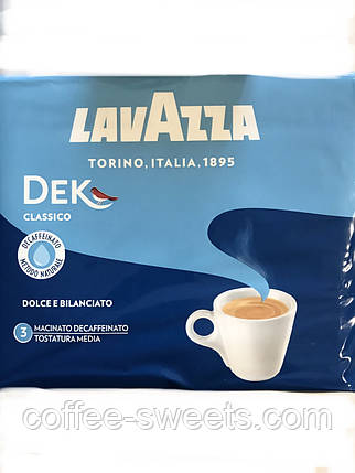 Мелена кава Lavazza Dek Classico Без кофеїну (Срібло) 250g, фото 2