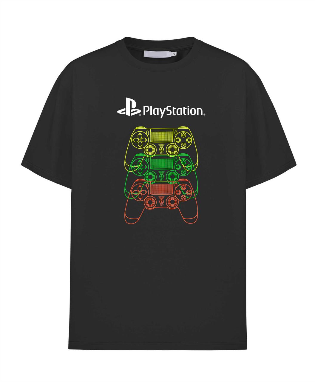 Футболка Плейстейшен PlayStation Чорна Розмір