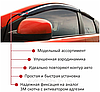 Дефлектори вікон (вітровики) Volkswagen Passat B3/B4 універсал 1988-1996 (скотч) AV-Tuning, фото 4