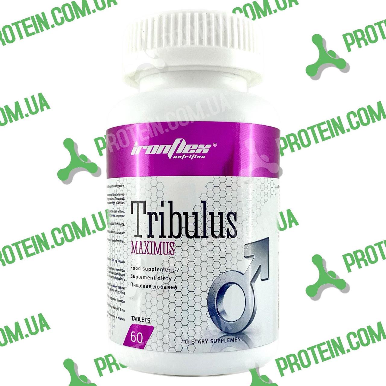 Трибулус IronFlex Tribulus Maximus 1500 мг 60 таб (аналог BioTech Tribulus Maximus), фото 1