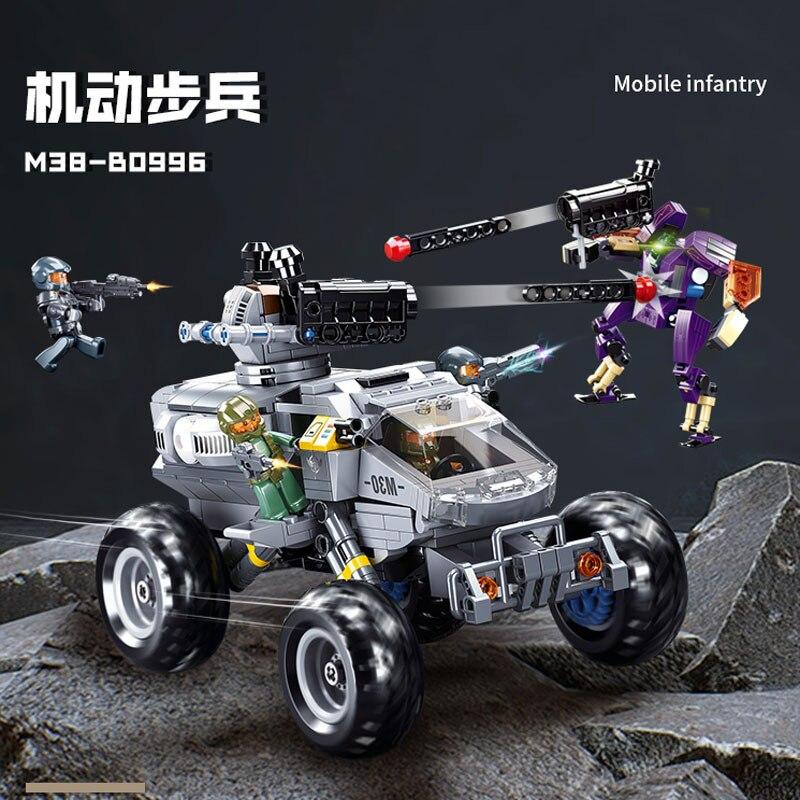 Конструктор SLUBAN Atomic Storm: Піхота M38-B0996 (545 деталі, фігурки)