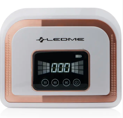 Лампа для манікюру LEDME 5B 120W BRONZE з акумулятором, фото 1