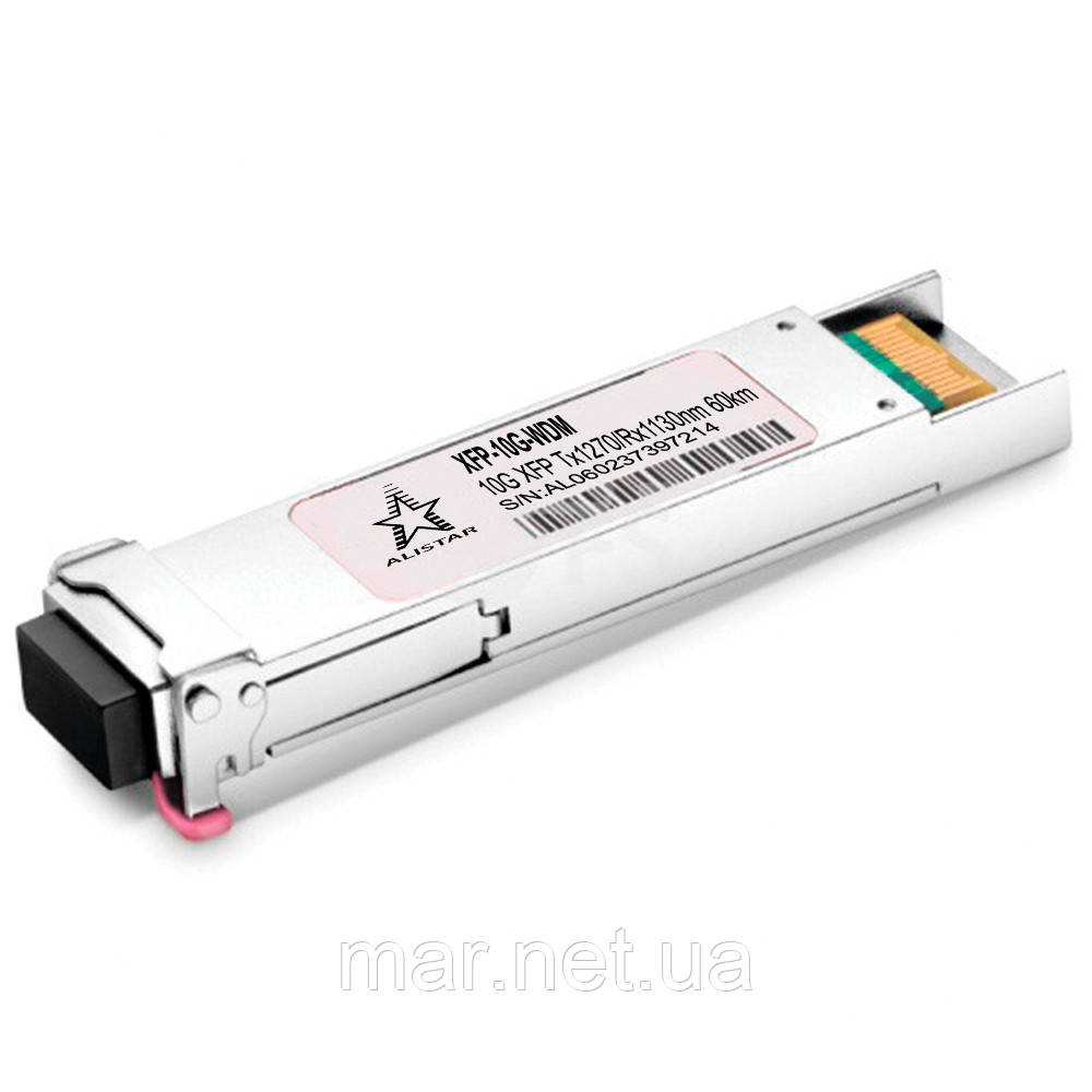 Модуль оптичний Модуль XFP 10GBASE-BX 1SM WDM LC 60KM TX1270/RX1330nm, фото 1