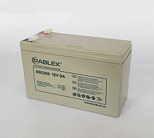 Акумулятор Rablex 12V 9ah (RB1209), фото 3
