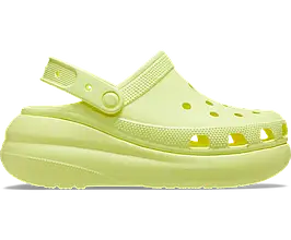 Crocs Classic Crush Clog Sulphur — Жіночі Сабо Крокс Класік Краш Жовті Платформа — Оригінал