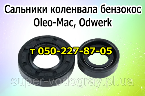 Сальники колінвала для бензокоси Oleo-Mac, Odwerk