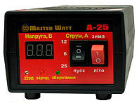 Автоматическое ЗУ для аккумуляторов MW-AZU12-25A 12V (30-300Ah) (MF,WET,AGM,GEL,CA/CA), 160-240V, Мах струм