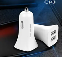 Автомобільний зарядний пристрій WUW C140 2 USB 2.4 A