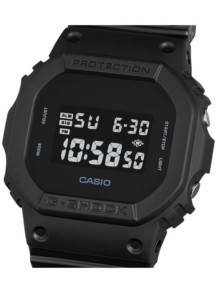 Водонепроникний годинник Casio G-Shock DW-5600BB-1ER з полімерним ремінцем