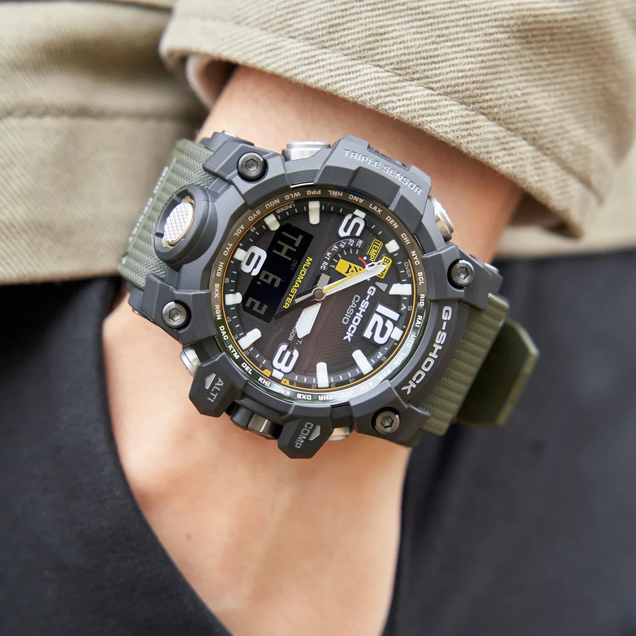 Часы наручные Casio G-Shock GWG-1000-1A3ER - фото 4 - id-p1847599624