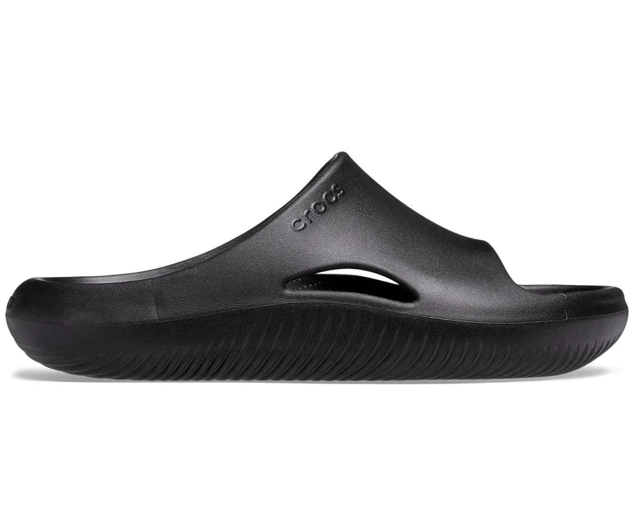 Crocs Mellow Recovery Slide Black — Чоловічі та Жіночі Шльопанці Крокс Меллоу Чорні