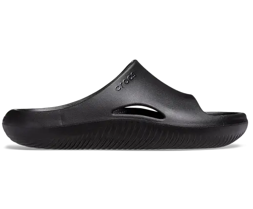 Crocs Mellow Recovery Slide Black — Чоловічі та Жіночі Шльопанці Крокс Меллоу Чорні, фото 1
