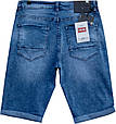 Шорти чоловічі джинсові класичні світло-синього кольору Virsacc, фото 4