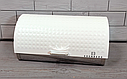 Хлібниця Edenberg EB-132 з неіржавкої сталі з обертовою кришкою, фото 7