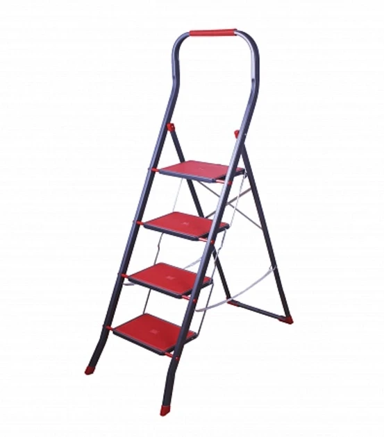 Драбина сталева 4 ступеня Eurogold 2024HSR BLACK SUPERSTEP