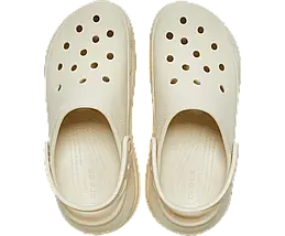 Crocs Mega Crush Clog Bone — Жіночі Сабо Крокс Мега Краш Кремові Платформа — Оригінал, фото 3