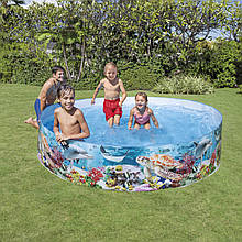 Басейн дитячий наливний каркасний 244х46 см Intex 58472 Океанський риф, 2089л, від 3 років