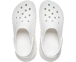 Crocs Mega Crush Clog White — Жіночі Сабо Крокс Мега Краш Білі Платформа — Оригінал, фото 5