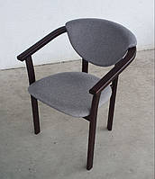 Кухонный стул кресло на кухню деревянное с подлокотниками  для кухни ресторана кафе Алексис разные цвета