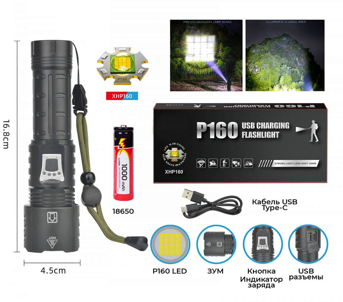 Купити Ліхтарик ручний RB 236 Р160, ціна 595 ₴ - Prom.ua (ID# 1772664760)