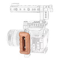 Эргономичная рукоятка для клетки на камеру (деревянная)