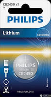 Батарейка Philips CR2450 BLI 1 Lithium