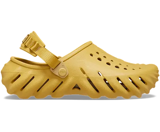 Crocs Echo Clog Desert Grass | Чоловічі Сабо Крокс Ехо Гірчичного Кольору, фото 1