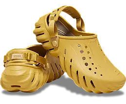 Crocs Echo Clog Desert Grass | Чоловічі Сабо Крокс Ехо Гірчичного Кольору, фото 4