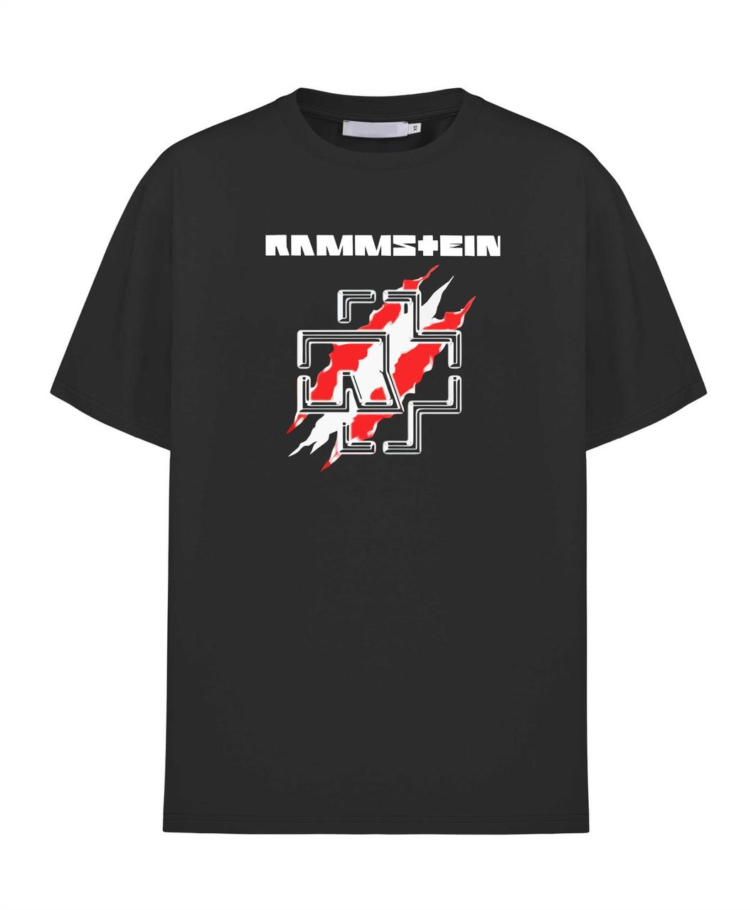 Футболка Rammstein Рамштайн Чорна Розмір, фото 1