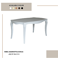 Кухонний стіл дерев'яний розкладний Елегант