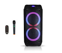 Колонка аккумуляторная ZXX partybox c радиомикрофоном (150W/USB/BT/FM/TWS)