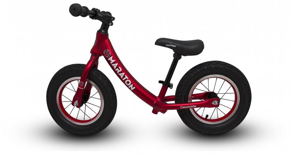 Беговел дитячий толокар червоний велосипед Maraton Traffic 12"