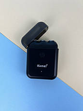 Портативна роторна електробритва KEMEI KM-1005, чорна, фото 3