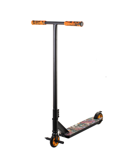 Scooter трюковий двоколісний самокат з пегами та HIC системою (помаранчевий)