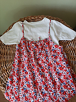 Плаття  літнє легке для дівчинки Primark, футболка з сарафаном