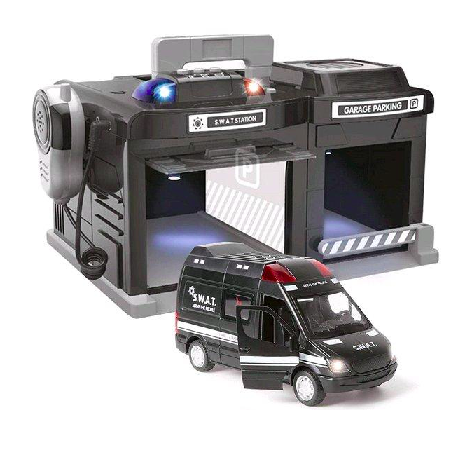 Багатофункціональний ігровий набір "Гараж Спецпризначенців" 558 із рацією та світловими-звуковими ефектами