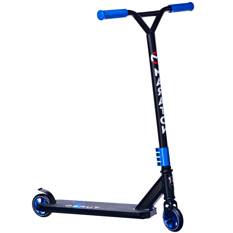 Maraton Turbo MT32 трюковий двоколісний самокат з посиленою рамою (чорний з синім)