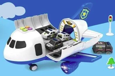 Ігровий набір «Поліцейський літак» мобільний паркінг HS 8004 З